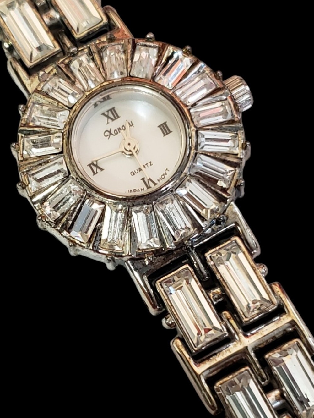 Vintage Xanadu Crystal Baguette Cocktail Watch